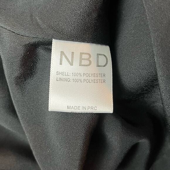 NBD x Revolve Comeback Floral Print Red Black Open Back A-Line Mini Dress - Picture 10 of 12